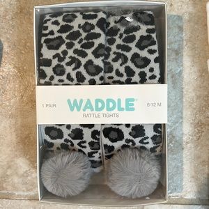 NIB Waddle Rattle Tights plus two open pairs 3 pairs total